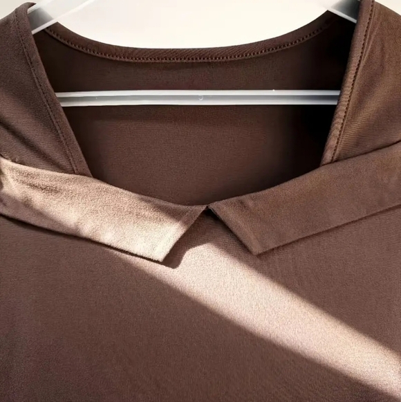 3/$30 Brown Women's T-shirt - Picture 4 of 8